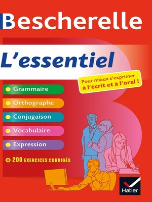 cover image of Bescherelle L'essentiel